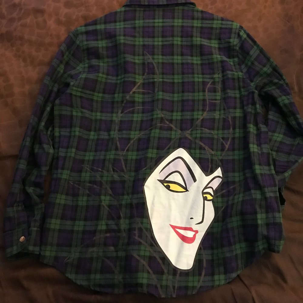 Cakeworthy Maleficent Flannel - MEDIUM